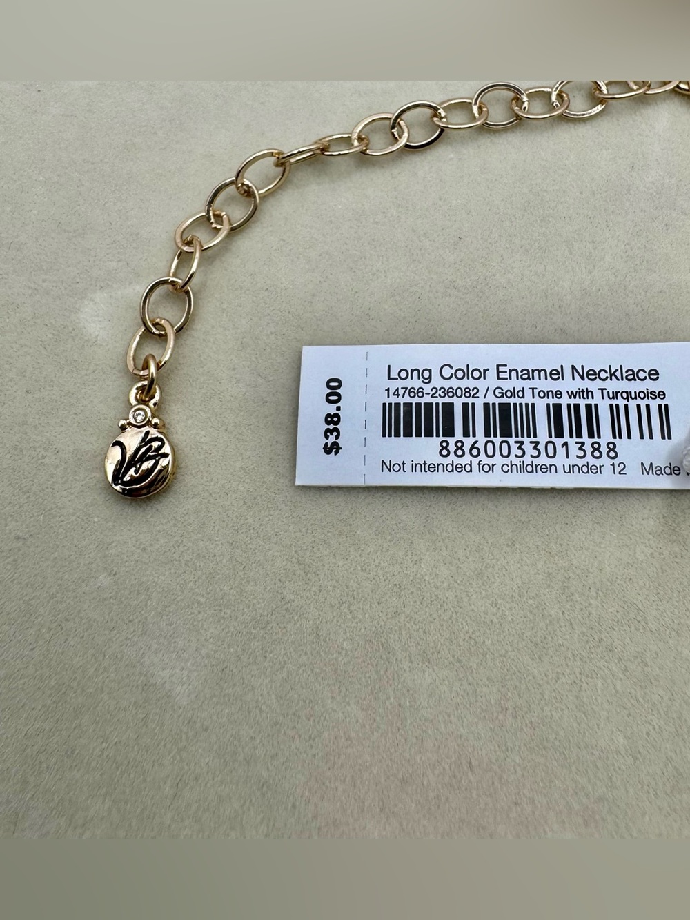 Vera Bradley Color Enamel Long Necklace NWT - Picture 4 of 7